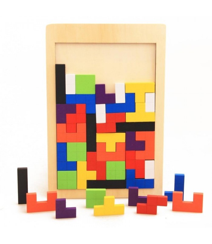 Galda spēle - Koka tetris