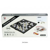 Galda spēle Dambrete, šahs un kārtis
