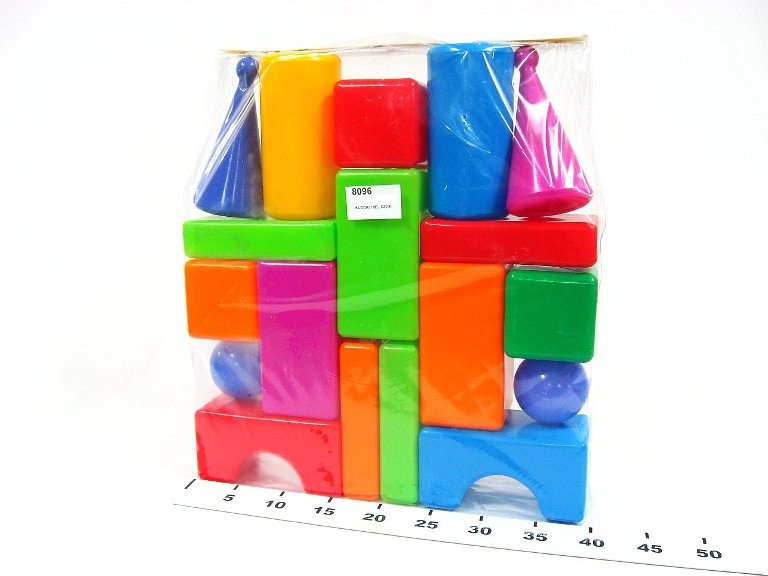Пластмассовые кубики 18 элем.